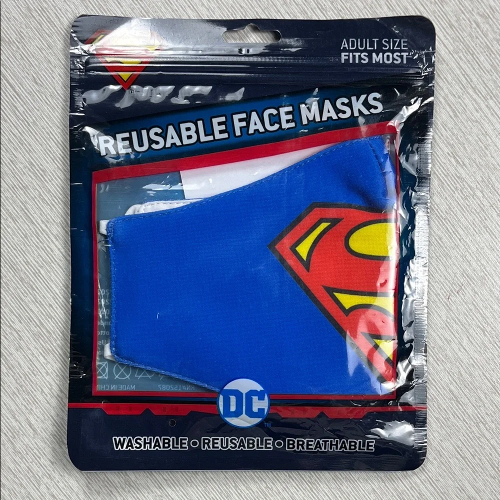 DC Blue Superman Face Mask